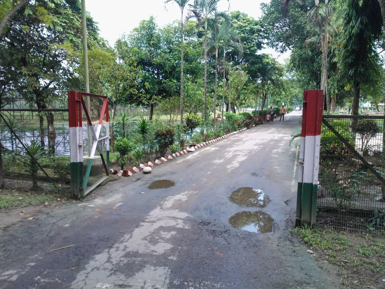 Entrance to the Tin Bigha Corridor, a historic border corridor in Cooch Behar connecting India and Bangladesh